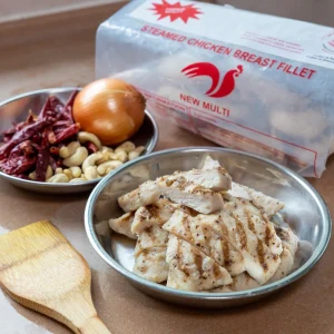 New Multi Steamed Chicken Breast Fillet, 2kg (Healthier Choice) (Halal)/2 bags